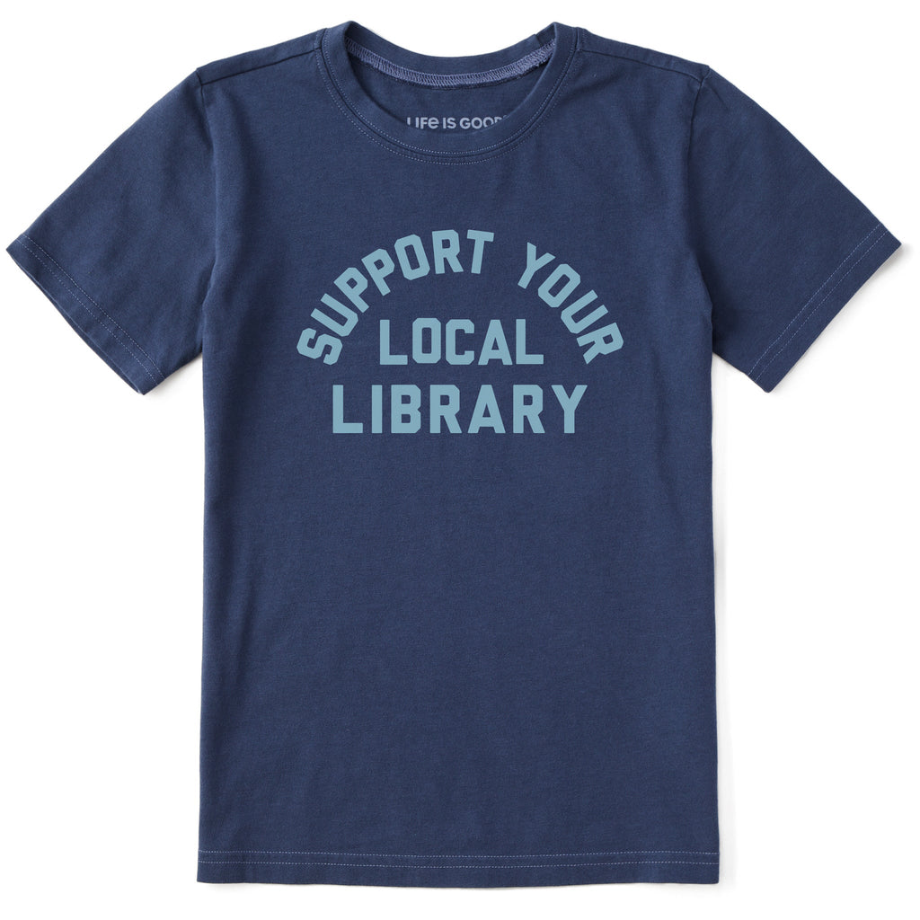 Kids Support Your Local Library Short Sleeve Crusher Tee product image 1