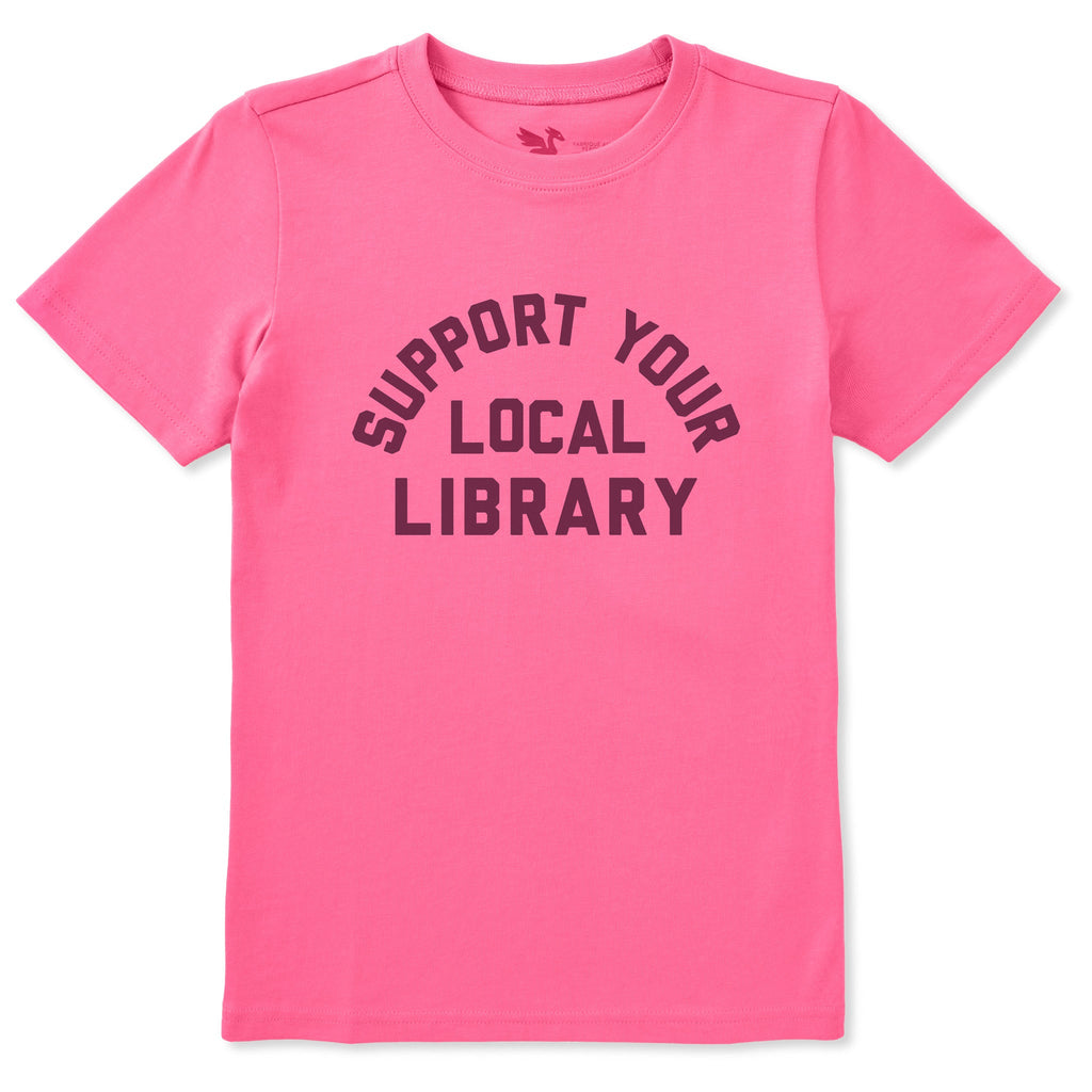 Kids Support Your Local Library Short Sleeve Crusher Tee product image 3