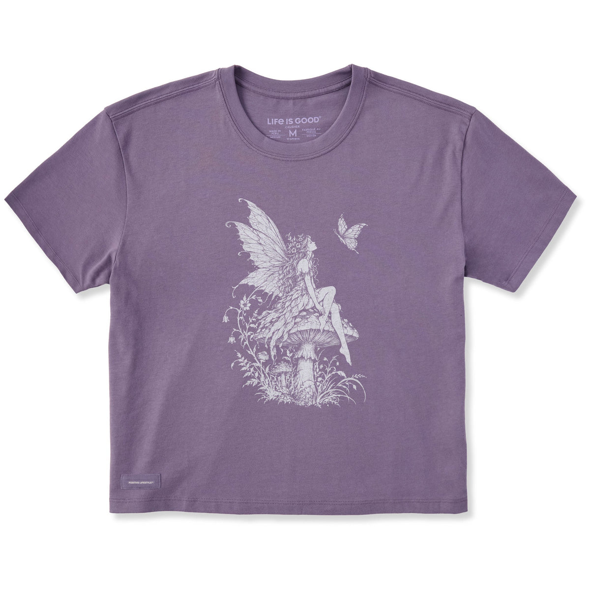 Women's Toadstool Fairy Short Sleeve Crusher Boxy Tee product image 1