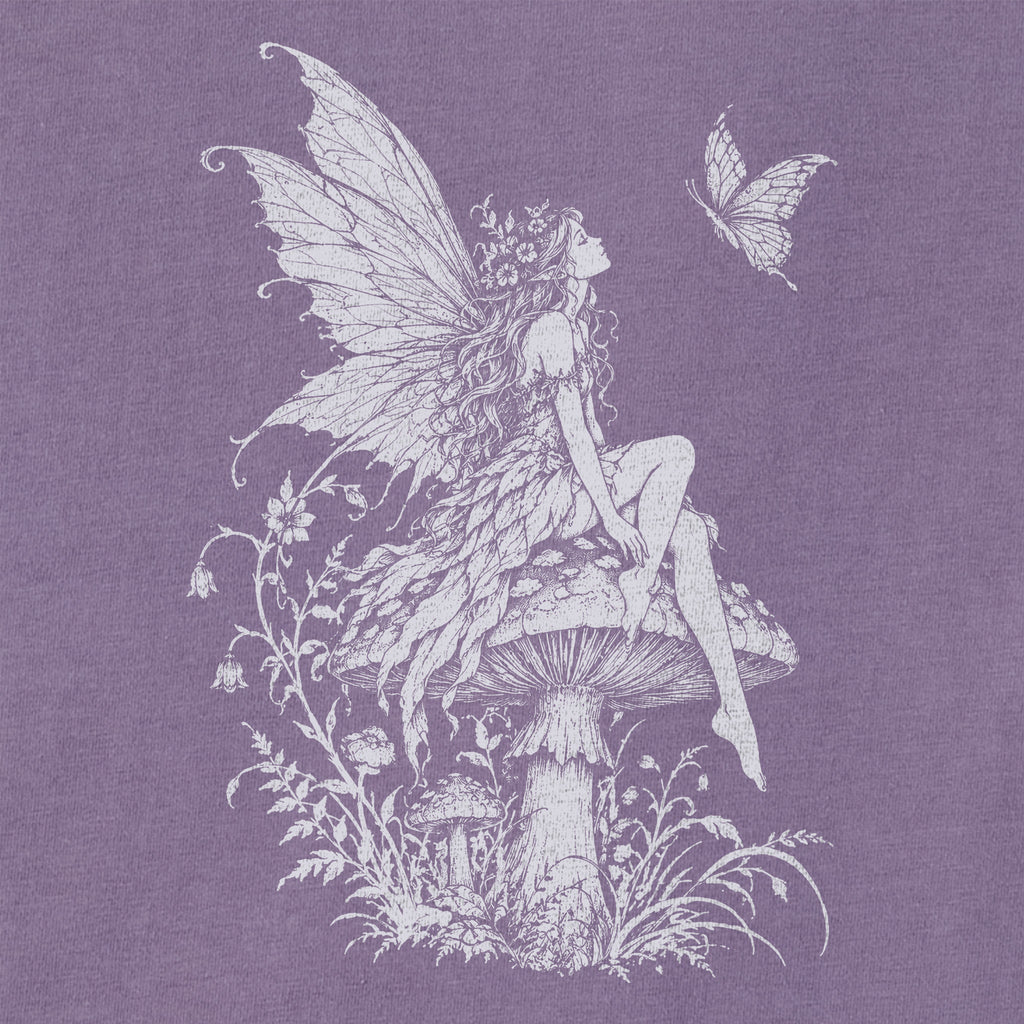 Women's Toadstool Fairy Short Sleeve Crusher Boxy Tee product image 2