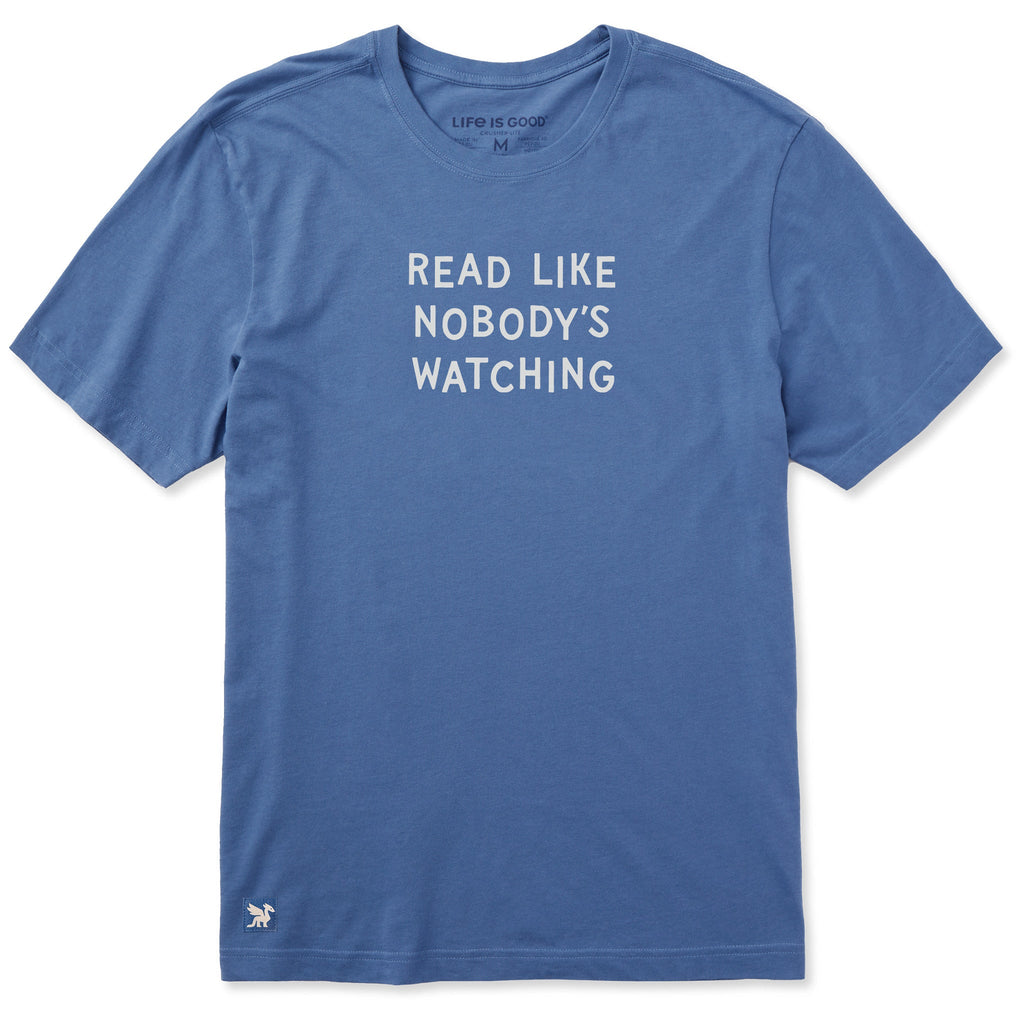 Men's Read Like Nobody's Watching Short Sleeve Crusher Tee product image 1